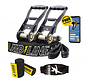 Gibbon Jibline Slackline set nero con treesaver