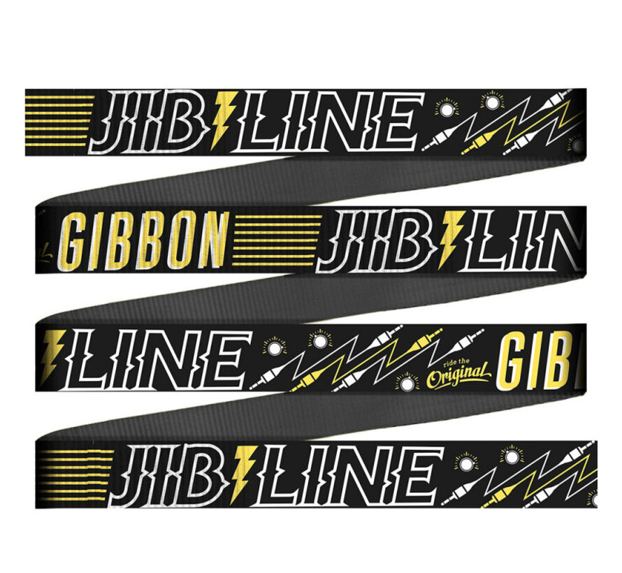 Zestaw Gibbon Jibline Slackline czarny 12,5m
