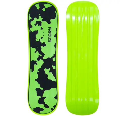 Story Story Snowskate Green Camo 81 cm. Compact snowskate with anti-slip deck and camo design.