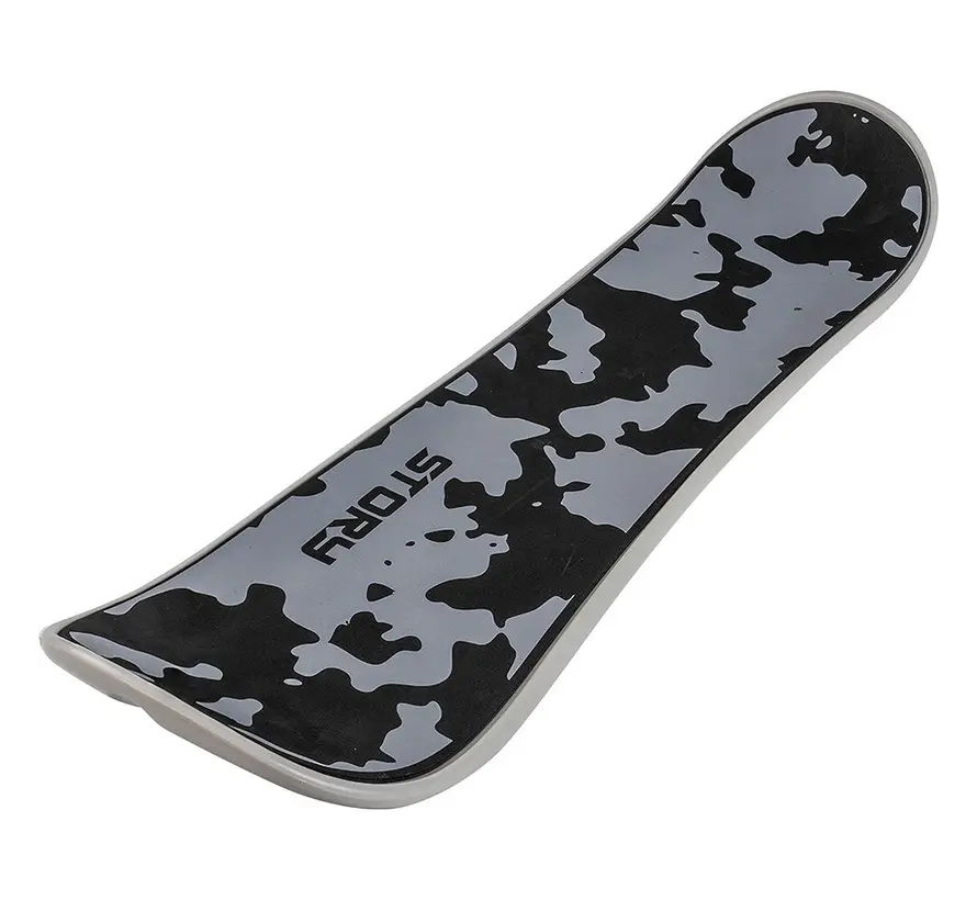 Story Snowskate Camo 89 cm. Compact snow skate with anti-slip deck and camo design.