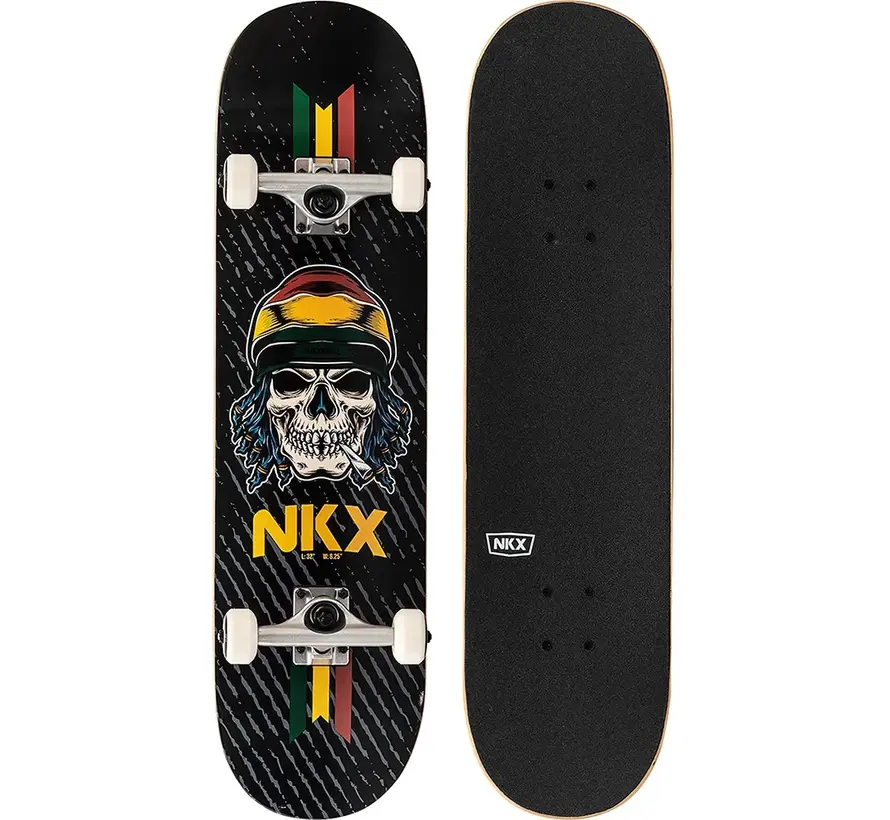 Deskorolka NKX Rasta Royal Skull 8,25"