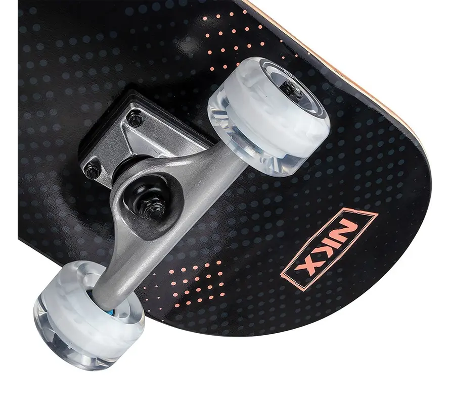 NKX Skateboard Journey Coral Komplett-Skateboard mit auffälligem Korallen-Design, 8,25 Zoll