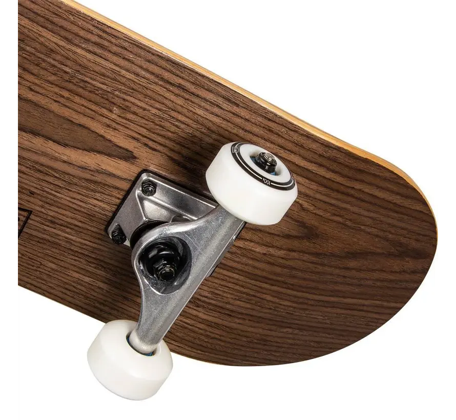 Skateboard completo NKX Skateboard Progression Black da 8,0 pollici con tavola da 8,0"