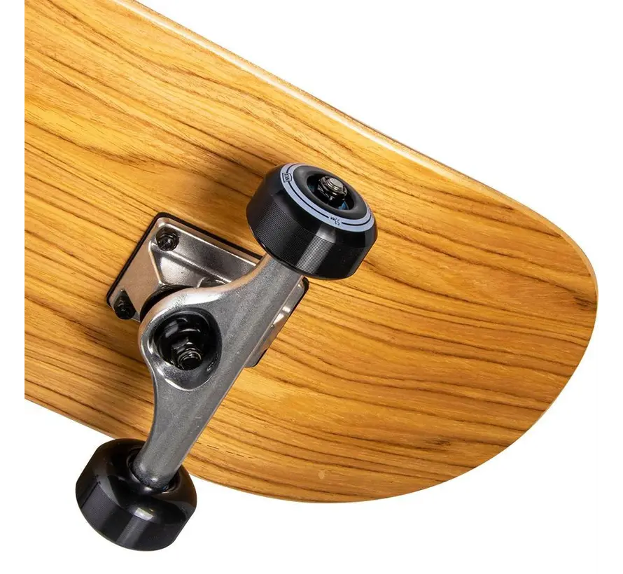 NKX Skateboard Slate Red 8.25 inch Complete Skateboard with Wider Deck and Red Design