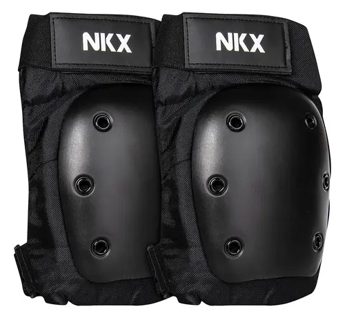 NKX NKX Knieschoner Pro Knie Schwarzer Knieschutz mit harter Aufprallkappe