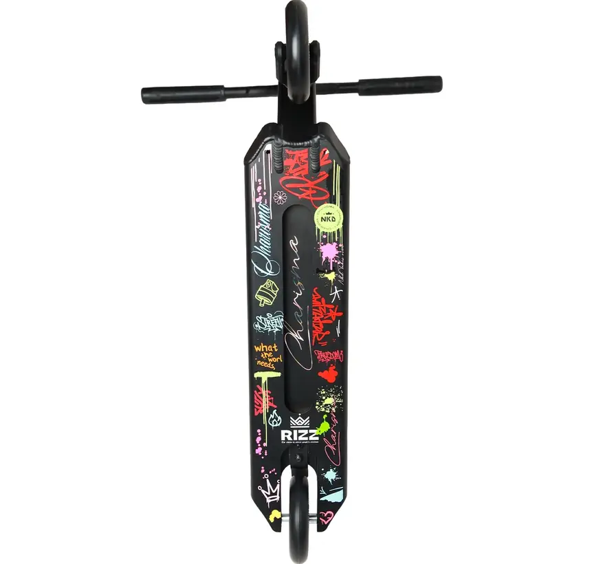 NKD Rizz Stuntstep - Licht, sterk & compleet voor beginners en gevorderden – 110mm wielen & aluminium 6061-T6 deck