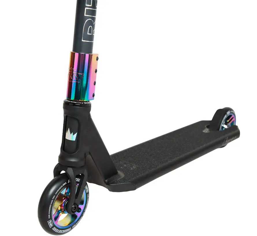 NKD Rizz Stunt Scooter - Light, strong & complete for beginners and advanced riders – 110mm wheels & aluminum 6061-T6 deck