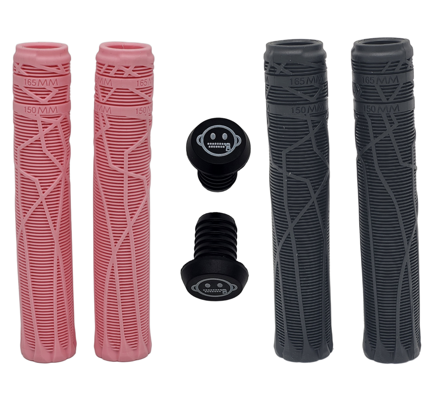 Empuñaduras Zipit Almighty Grips de 180 mm sin brida para patinete acrobático
