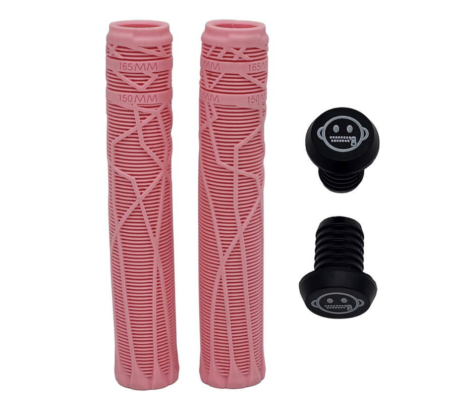 Zipit Almighty Grips 180mm Flangeless Stunt Scooter & BMX Griffe – Einfarbig – Inklusive Lenkerenden