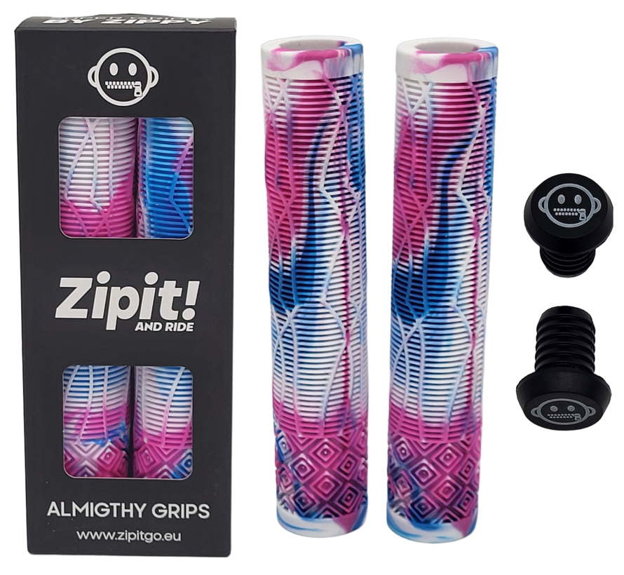 Zipit Almighty Grips 160mm flanschloser Stunt-Scooter- und BMX-Lenker – inklusive Lenkerenden