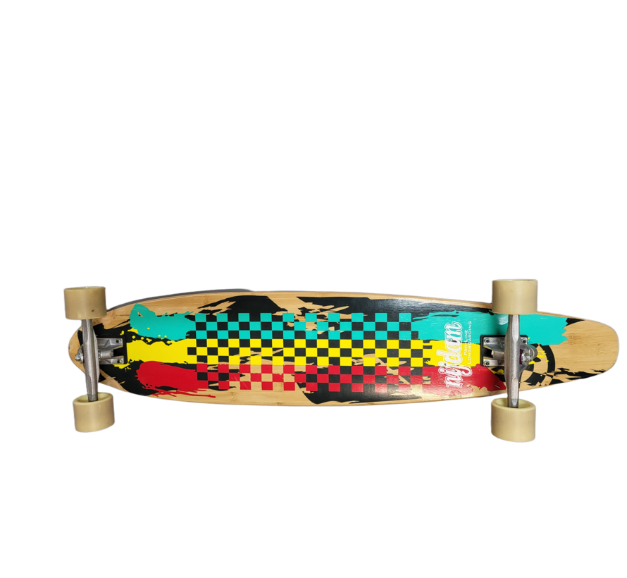 Nijdam 42"Kicktail longboard bamboo II - 2e kans
