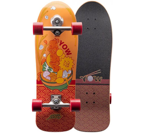 Yow Yow Sendai 29" Grom Series Surfskate 2026 – Kompaktes Surf-Skateboard für junge Fahrer und schnelle, surfähnliche Carves