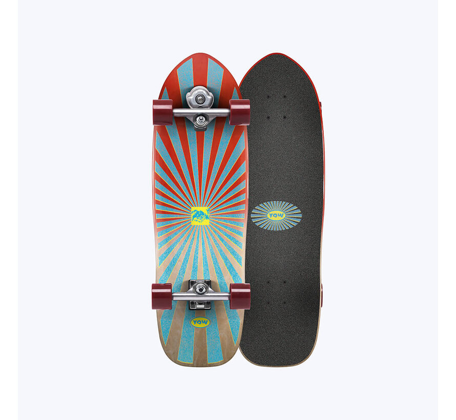 Surfskate Yow Snapper 32,5" High Performance Series 2026 – Entraîneur de surf agile pour des virages rapides et des figures dynamiques.