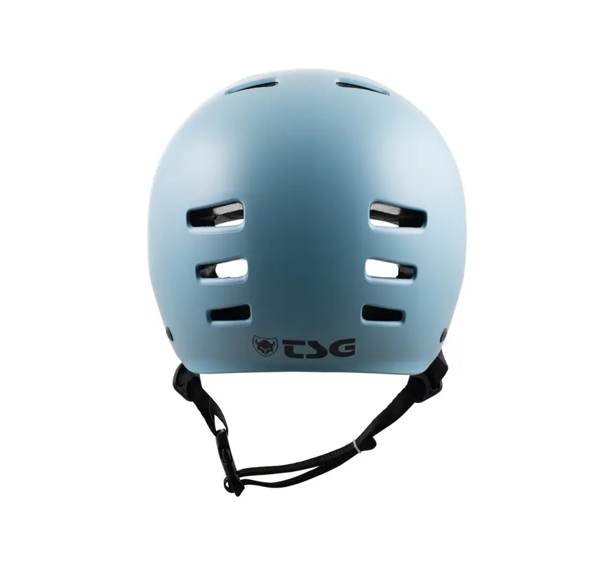 TSG Evolution Skateboardhelm in Satin Storm Blue – Klassischer Skateboard- und BMX-Helm mit perfekter Passform