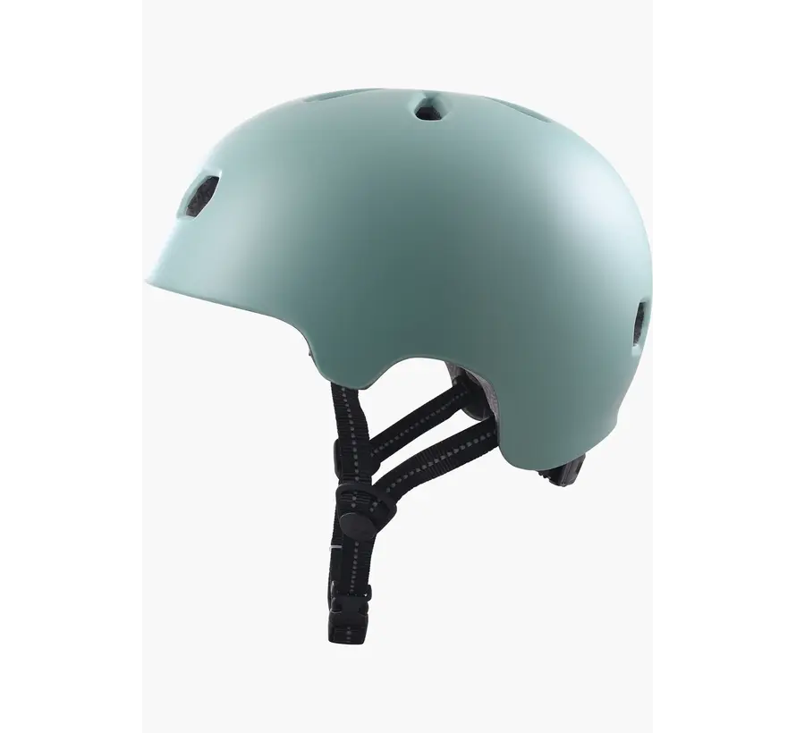 Casco da skate TSG Meta Solid Color Satin Oil Blue – Casco leggero per skateboard, BMX e monopattino acrobatico