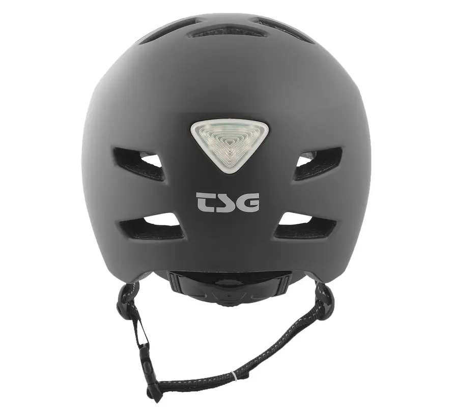 TSG Status Skateboardhelm in Satin-Schwarz – Komfortabler Helm für Skateboard, BMX und Stunt-Scooter