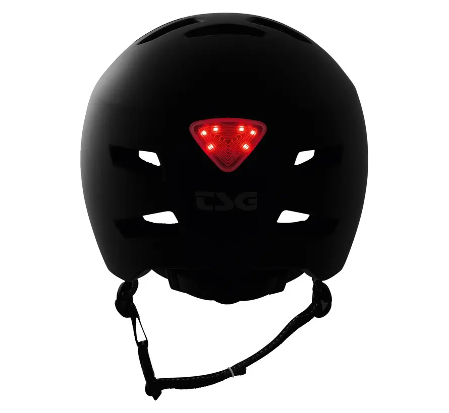 TSG Status Solid Color Satin Black Skate Helmet – Comfortable Helmet for Skateboard, BMX, and Stunt Scooter