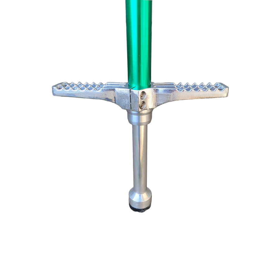 Zipit Pogostick Pro Series One Green, aluminium springstok voor beginners