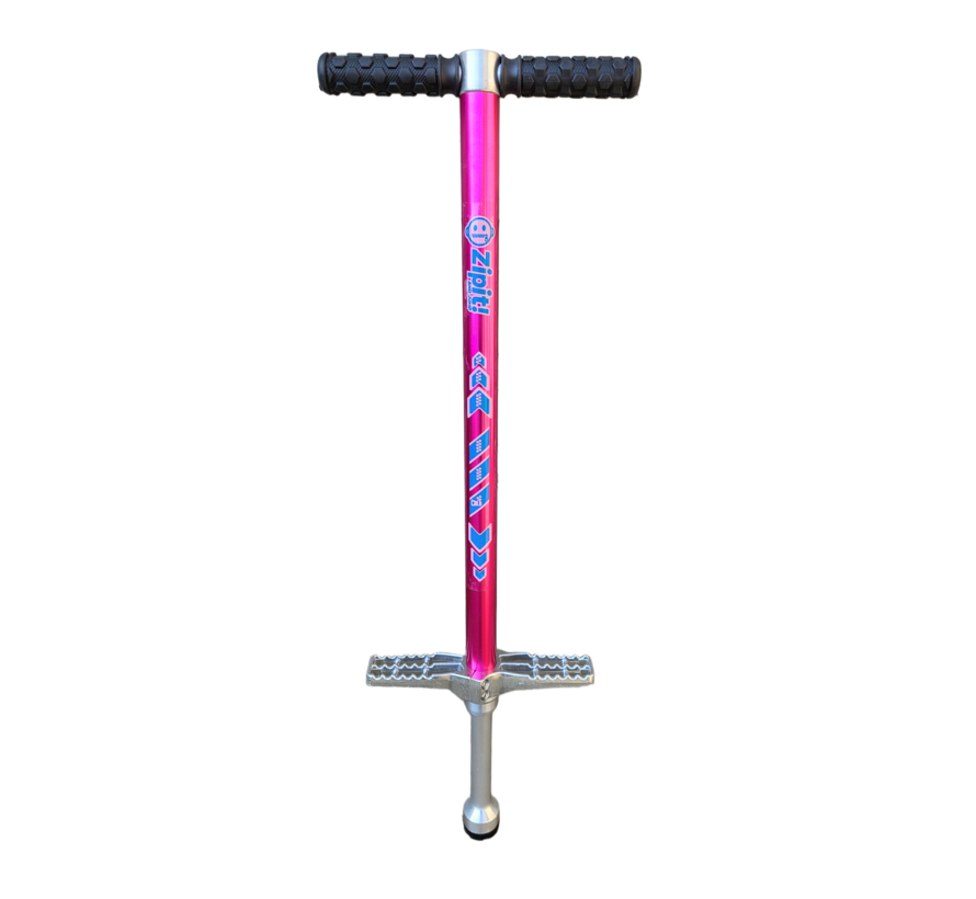 Zipit Pogostick Pro Serie Uno Rosa, palo de salto de aluminio para principiantes