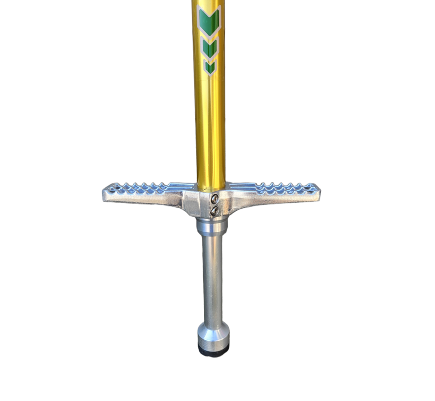 Zipit Pogostick Pro Series One Gold, bastone da salto in alluminio per principianti.