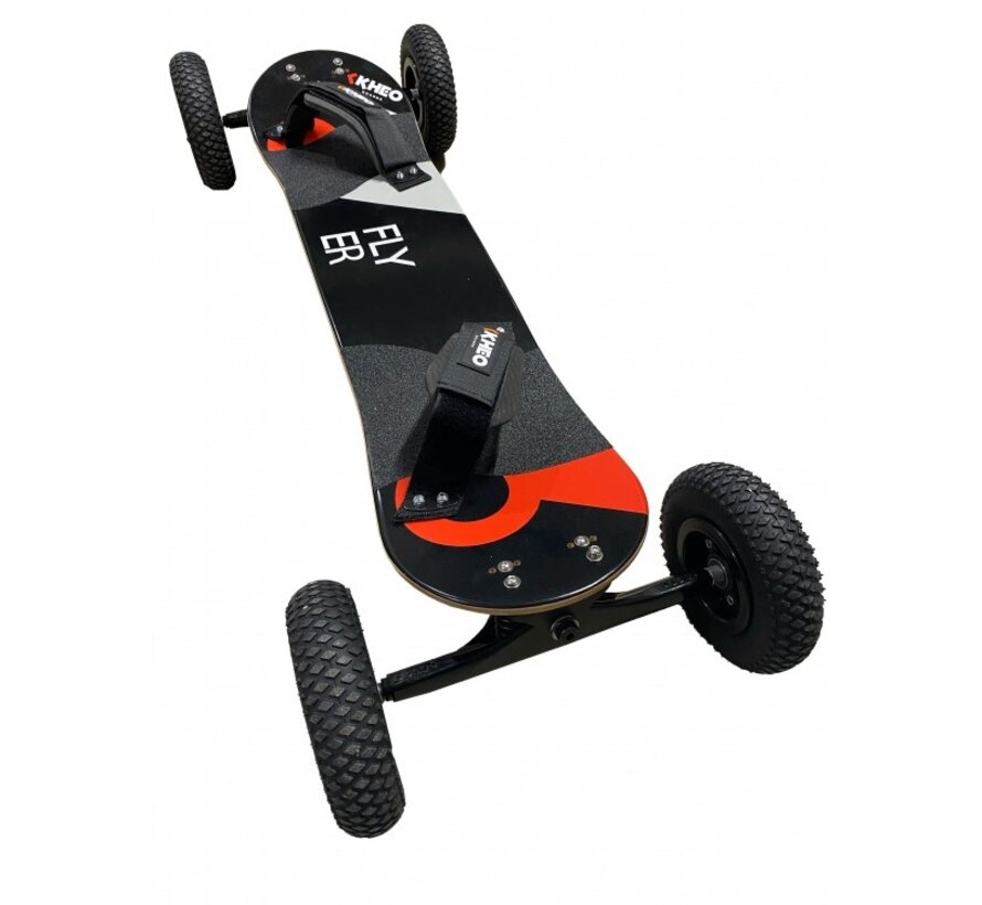 Kheo Mountainboard Flyer 9-calowa uniwersalna deska górska z truckami kanałowymi i 9-calowymi kołami