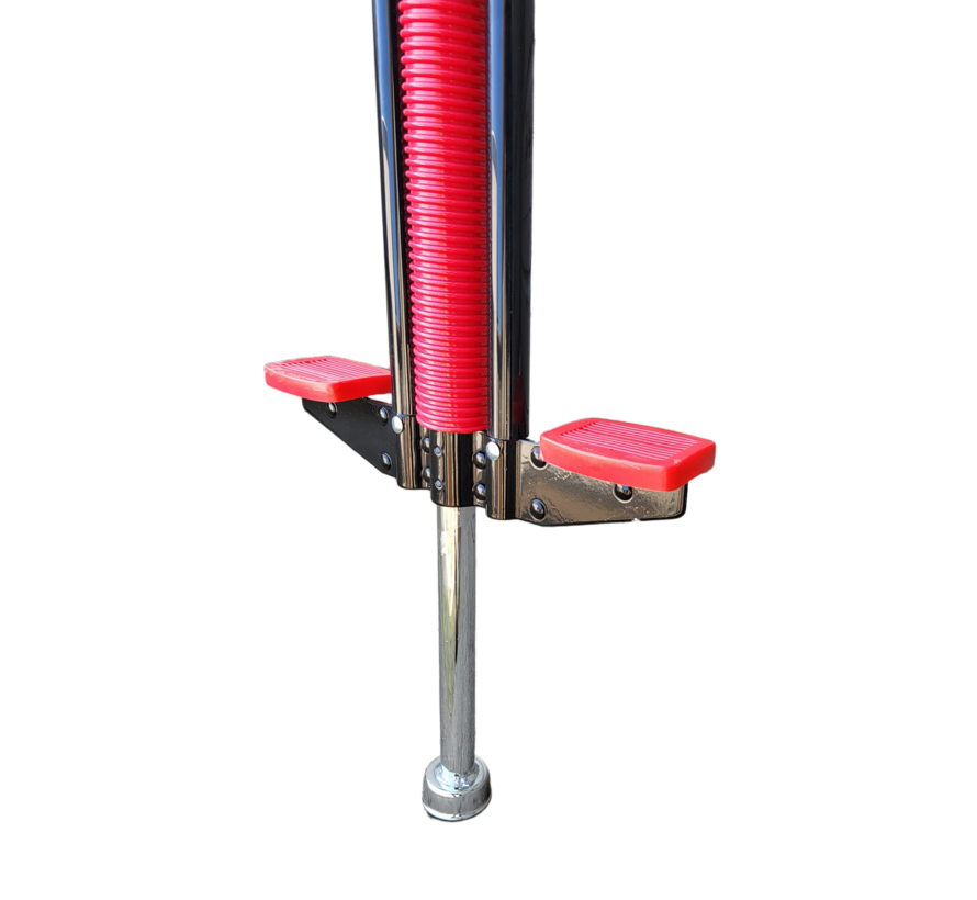 Zipit Pogo Classic en mousse rouge, bâton sauteur en acier