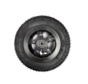 Zipit Mountainboard Wheel Complete Black