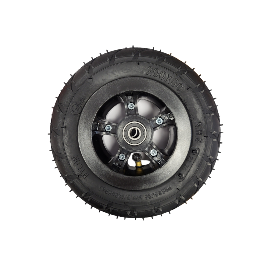 Ruota completa Zipit per mountainboard, nera