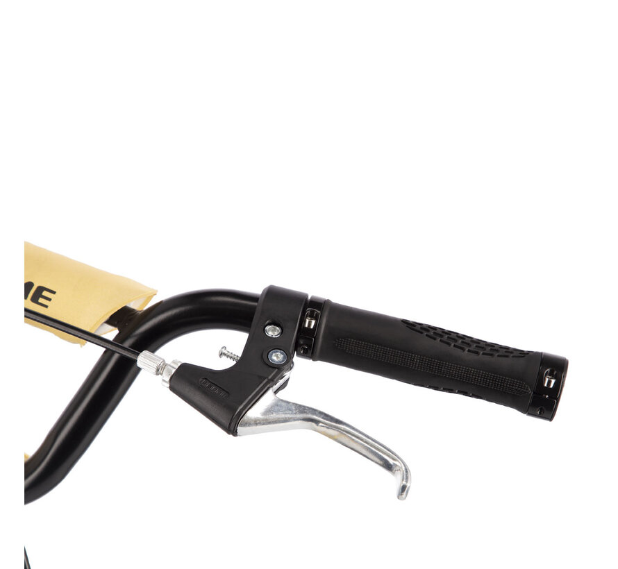 Monopattino Airstep Nils Extreme WH200 nero oro da 20/16 pollici con pneumatici e telaio grande