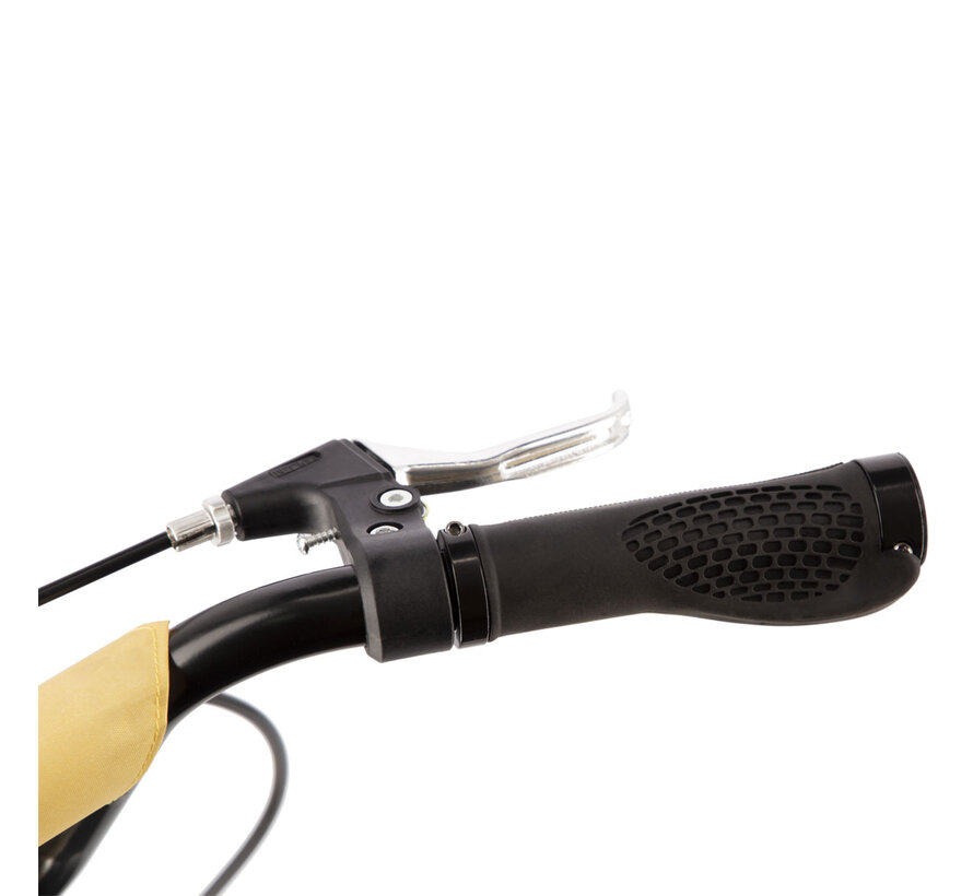 Nils Extreme WH200 Airstep Schwarz Gold 20/16 Zoll Airstep Scooter mit Luftreifen und großem Rahmen