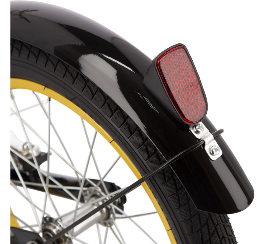 Monopattino Airstep Nils Extreme WH200 nero oro da 20/16 pollici con pneumatici e telaio grande