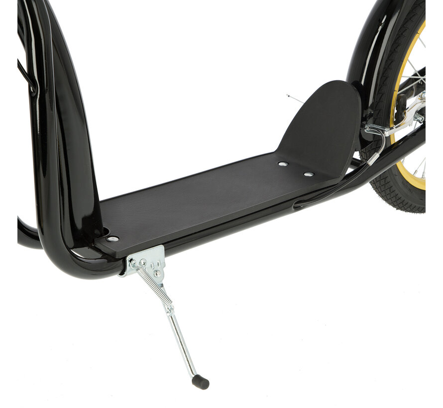 Hulajnoga Nils Extreme WH200 Airstep Black Gold 20/16 cali Airstep z oponami pneumatycznymi i dużą ramą