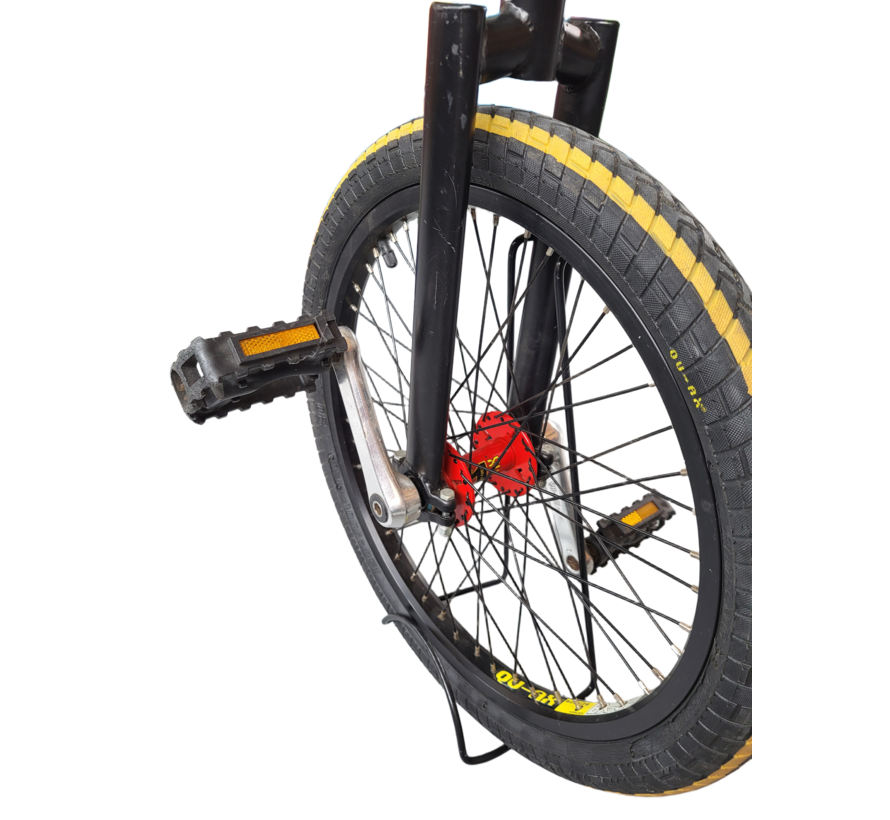 Qu-ax Profi 20 inch eenwieler zwart - 2e kans