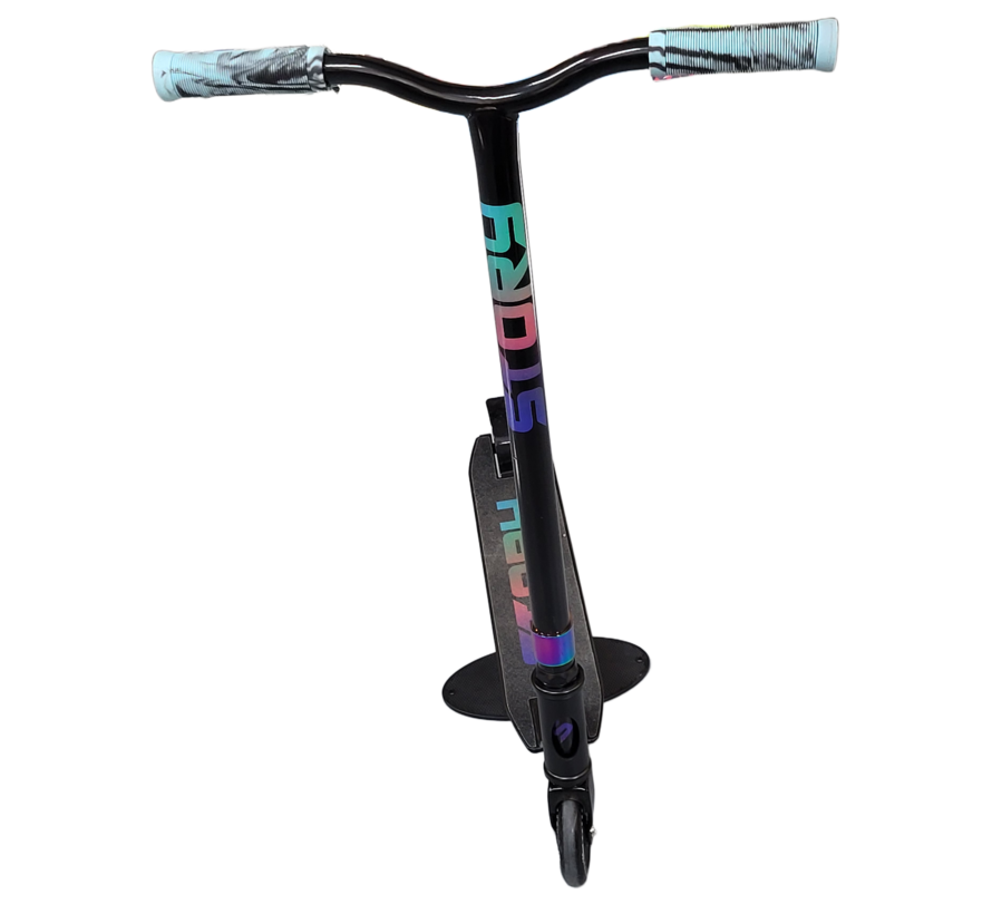 Trottinette Freestyle Story Diablo Noir-Arc-en-ciel - Copy