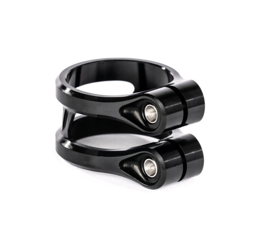 Ethic Sylphe V2 Stuntstep Klem 34.9 mm Black Dubbele Klem voor Stabiele Stuurbevestiging