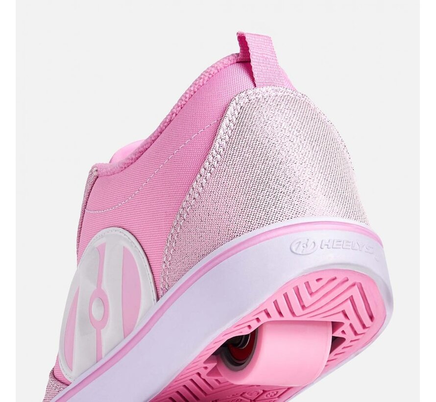 Heelys Pro 20 LG Nova Pink White Rolschoenen met Uitneembaar Wiel en Sportieve Fit
