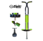 Zipit Pogo Classic en mousse verte, bâton sauteur en acier