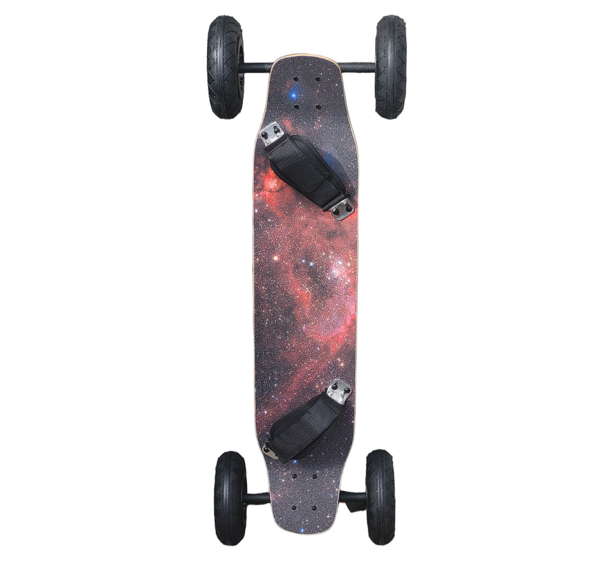 Tabla de montaña Zipit Nebula de 94 cm de largo y 20 cm de ancho, con neumáticos neumáticos.