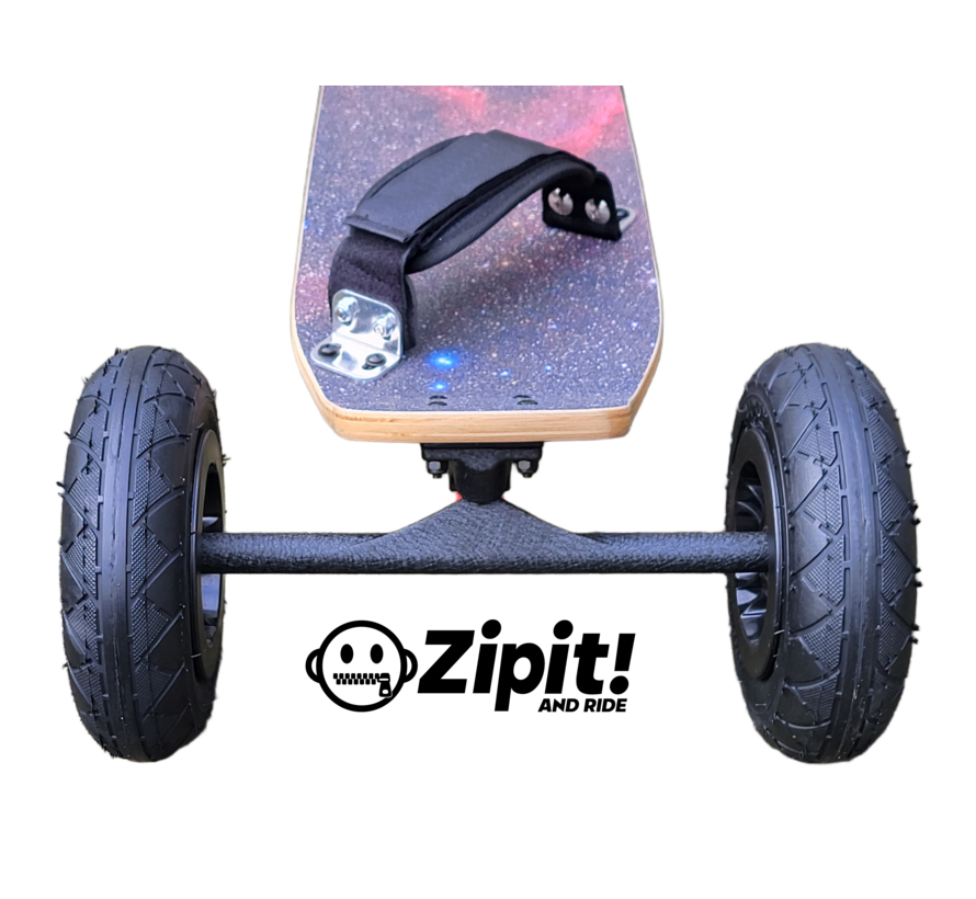 Zipit Nebula Mountainboard 94cm lang, 20cm breed,met luchtbanden
