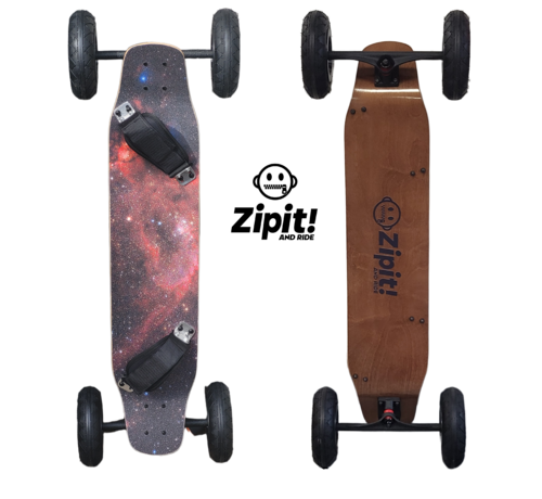 Zipit Mountainboard Zipit Nebula, lungo 94 cm e largo 20 cm, con pneumatici.