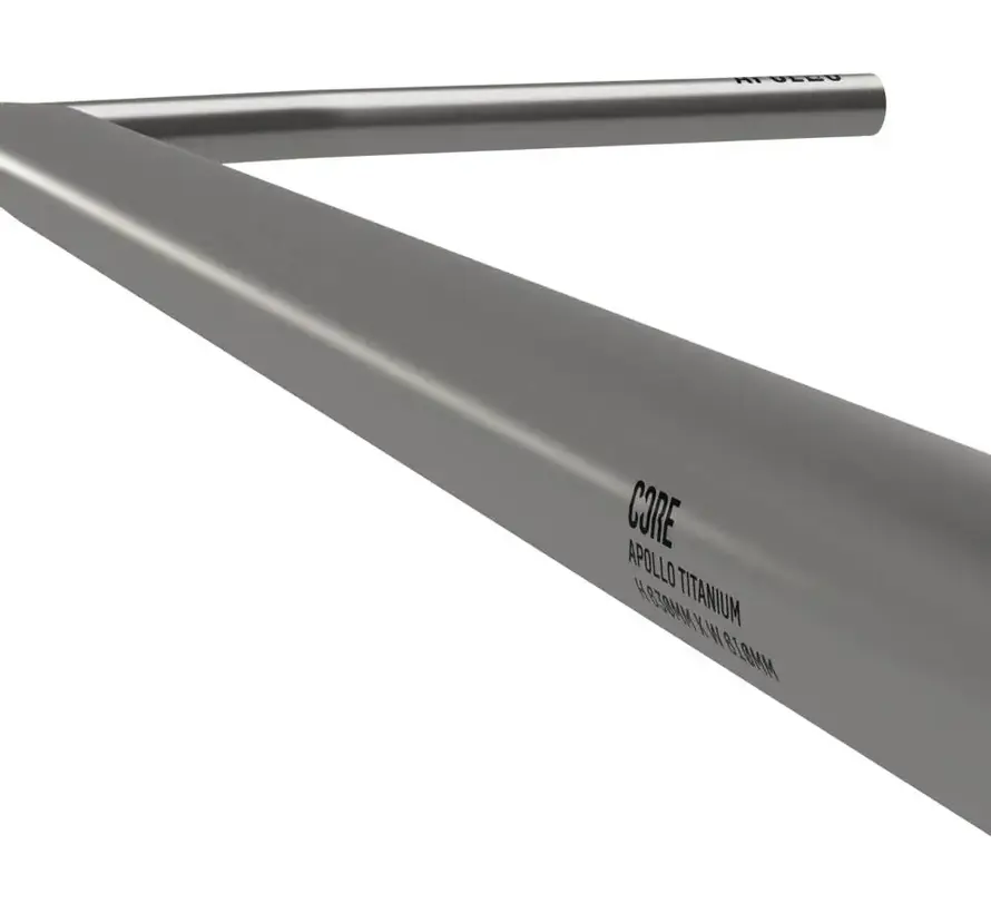 Core Apollo V2 Titanium Stunt Scooter Bar 680mm Raw Lightweight Titanium T Bar for SCS and HIC