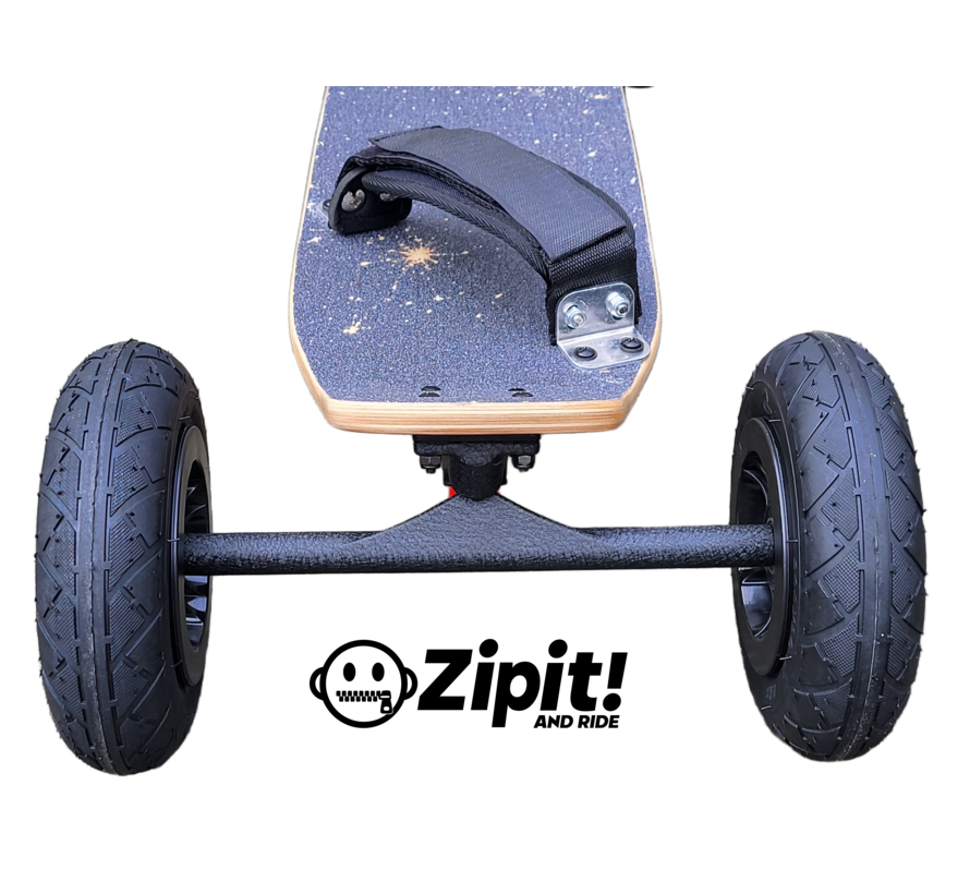 Zipit Stardust Mountainboard 94cm długości, 20cm szerokości, z oponami pneumatycznymi