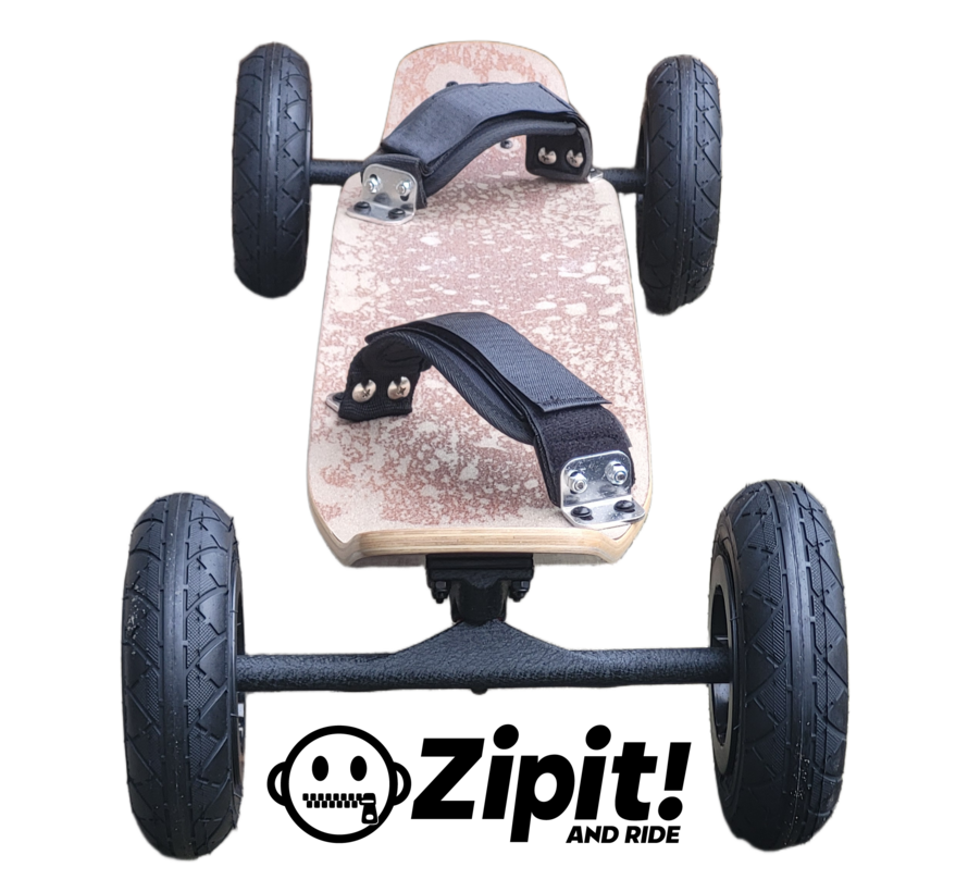 Tabla de montaña Zipit Hyena de 94 cm de largo y 20 cm de ancho, con neumáticos neumáticos.