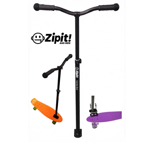 Zipit Barra de skate Zipit negra, soporte para monopatín ajustable en altura - Copy