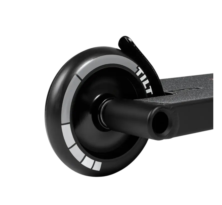 Patinete acrobático Tilt Contact Build Scales. Patinete acrobático completo con ruedas de núcleo de aluminio de 110 mm y sistema de compresión SCS.