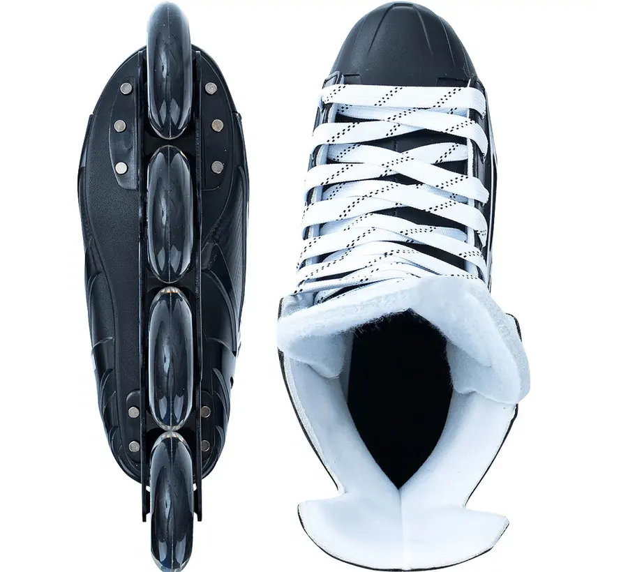 Patines de hockey sobre ruedas Story Compact Mission – Patines de hockey en línea sin frenos – Patines ligeros para la calle y el deporte