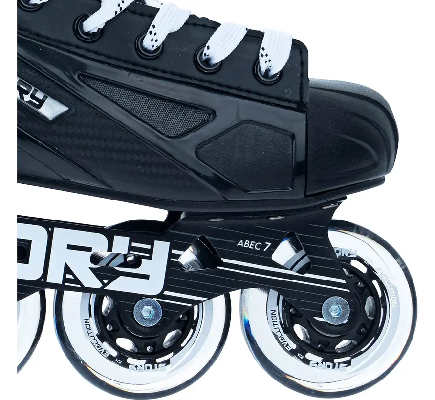 Story Compact Mission Rollerhockey-Skates – Inlinehockey-Skates ohne Bremsen – Leichte Skates für Straße und Sport