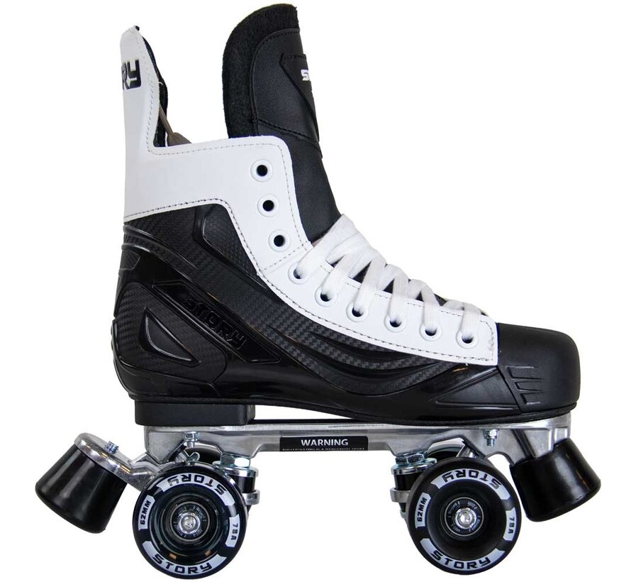 Story Elite Side-by-Side Rolschaatsen – Premium Quad Skates met Maximale Stabiliteit, Comfort en PU Wielen voor Intensief Recreatief en Allround Gebruik