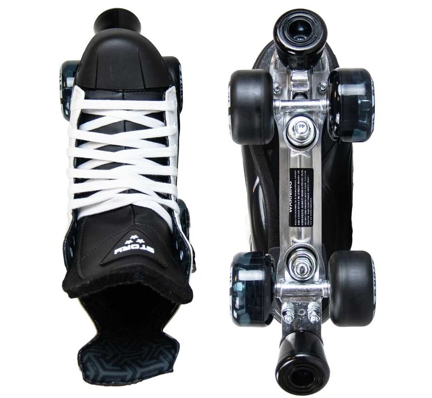 Story Elite Side-by-Side Rolschaatsen – Premium Quad Skates met Maximale Stabiliteit, Comfort en PU Wielen voor Intensief Recreatief en Allround Gebruik