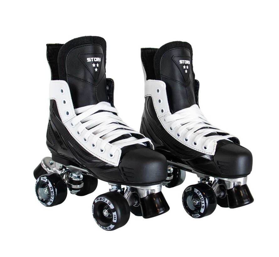 Story Elite Side-by-Side Roller Skates – najwyższej jakości rolki dla czterokołowców z maksymalną stabilnością, komfortem i kółkami poliuretanowymi do intensywnej rekreacji i wszechstronnego użytku
